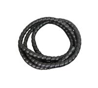 5Meters Spiral Hose Sleeve 8-38mm ID, Cable Protector | Spiral wrap, 8-38mm inner diameter. Cable Sleeve Protector Organizer for Home Office Abrasion-resistant guard(Black,12mm)