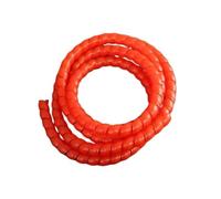 5Meters Spiral Hose Sleeve 8-38mm ID, Cable Protector | Spiral wrap, 8-38mm inner diameter. Cable Sleeve Protector Organizer for Home Office Abrasion-resistant guard(Red,18mm)