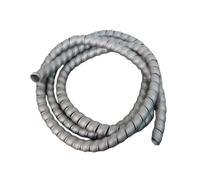 5Meters Spiral Hose Sleeve 8-38mm ID, Cable Protector | Spiral wrap, 8-38mm inner diameter. Cable Sleeve Protector Organizer for Home Office Abrasion-resistant guard(Gray,28mm)