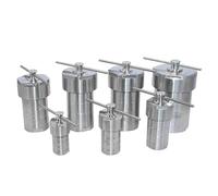5ml 10ml 15ml 25ml PTFE Lined Hydrothermal Synthesis Autoclave Reactor Lined Vessel F4 Inner Sleeve High Pressure Digestion Tank(15ml)