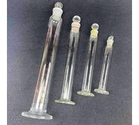 5ml/10ml/25ml/50ml/100ml/250ml/500ml/1000ml Glass Measuring Cylinder With Plug Stopper Graduated Lab Laboratory(1000ml)