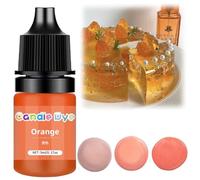 5ML Candle Wax Dye,Candle D-ye,Candle Dye for Soy Wax,Candle Colour Dyes,Highly Concentrate Ca-ndle D-ye for Making Can/dles,Can-dle Making Colour Dyes,Liquid W-ax D-ye for W-ax Melts,Orange