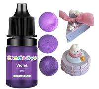 5ML Candle Wax Dye,Candle Dye,Can-dle Dy-e for Soy Wax,Can-dle Colour Dy-e,Highly Concentrate C-andle Dy-e for Making Candles,Ca-ndle Making Colour Dyes,Liquid Can-dle Wa-x D-ye for W-ax Melts,Violet