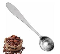 5ml Coffee Scoop Measuring Spoon 1 Pack, Metal Teaspoon Measuring Scoop, Stainless Steel Teaspoon with Long Handle, Loose Tea/Ground Coffee/Milk Brewin/Protein Powder/Espresso/Matcha/Sugar Spoon