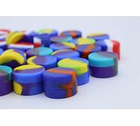 5Ml Dab Pot Containers Non-Stick Silicone Pot 5 Pack of Dab Pot Wax Concentrate Slicon Pot