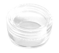 5mL Empty SMALL PLASTIC CLEAR JAR for Cosmetic/Craft/Travel/Lip Balm (3 Jars)