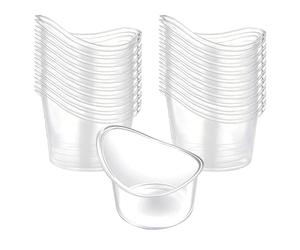 5ml Eye Wash Cup Single Use, Saline Eye Wash Pods for Dry Eyes, Plastic Measuring Cup Eyeball Washer Kit for Flushing Dust Makeup, Irritant Relaxing, Home Travel Use (Transparent,50pcs)
