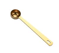 5ml Measuring Spoons, Tablespoon Coffee Scoop for Powder Collagen Supplements Spoon Measuring Set Matcha Spoon Kitchen Gold Stainless Steel Measuring Spoons for Milk Powder Sugar Flour Ground Coffee
