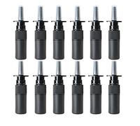 5ml Nasal Spray Bottles Fine Mist Sprayers Empty Refillable Travel Container For Perfumes Essential Oils Saline Water Nasal Spray Applications（20Pcs）, Black