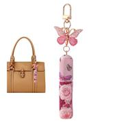 5ML Perfume Atomiser, Portable Leakproof Travel Perfume Atomiser Refillable, With Hook,Butterfly Pendant Decoration,Elegant Mini Spray Bottle,for Daily Vacation Use