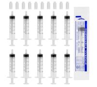 5ML Plastic No Needle Syringes, 32Pcs Separately Packaged 5ml Syringes with Caps, Multiple Uses Measuring Syring, Individually Packaging Syring for Liquid Preparation Animal Feeding