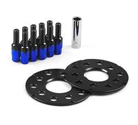 5mm 8mm Car Wheel Spacer Adapters For Pcd 5x100 5x112 Cb 57.1mm And Ball Bolts M14*1.5 Hubcentric Wheels Spacer(5mm Blue)