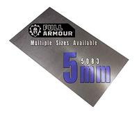 5mm Aluminium plate sheet - Grade 5083 (100mm x 150mm)