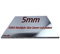 5mm Aluminium Sheets/Plates/Flat Bar - MULTIPLE SIZES & PACK QTYS - Great for DIY, Fixing Plates, crafts, mounts, stands, billets, blanks, trims, cappings, vehicle & trailer repairs to name a few.