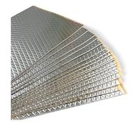 5MM Aluminum Foil Car Sound Heat Insulation Cotton Mats Engine Bonnet Firewall Noise Proofing Deadener Anti-Noise Pads Car Heat Shield Mat(10)