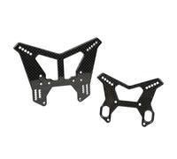 5MM Carbon Fiber Shock Tower Front & Rear for Arrma 6S 1/8 Typhon TLR,Thick Durable Upgrades Replacement Shock Tower Part,ARA320644(F) ARA320645(R)