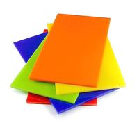 5mm Colour Cast Acrylic Sheet Plastic Panel A5 A4 A3 Cut To Size - Colours (A4-210mm x 297mm, Yellow 2252)