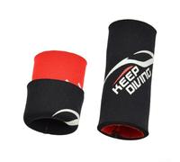 5MM Double Sided Snorkel Buoyancy Sleeve for Scuba Diving Use with Anti Lost Protective Cover to Prevent Snorkel Loss (Black)