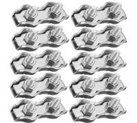 5mm Duplex Wire Rope Clips- A4 316 Marine Grade Stainless Steel Double Bolt Cable Clamps for Boat Rigging, Yacht, Sailing & Outdoor Wire Rope Fastening (Pack of 10)