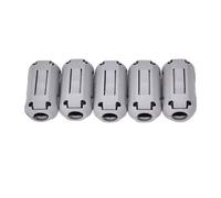 5mm Ferrite Core Noise Suppression Filter for Ring Clip-On Cable RFI Filter for USB FireWire Audio Video Coaxial Powerline Wires 2.5-5mm Diameter Anti-Interfere(5PCS)