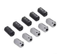 5mm Ferrite Core Noise Suppressor Filter Ring, 10-Piece RFI/EMI Cable Clip for USB, Audio, Video & Power Cables - Compact Clip-On Ferrite Choke for Signal Integrity