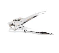 5mm Hole Punch, Heavy Duty Single Hole Punch, Plated Document Fastener for Leather Paper Craft Office School Supplies Metal Construction 30 Sheets Capacity Adjustable Depth