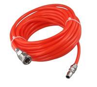 5mm ID Air Hose with Quick Release Connectors, Heavy Duty Compressor Tube for Woodworking, Auto Repair, and Industrial Use red 5m