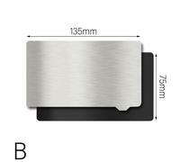 5mm Mini Chrome Alloy Sonic for Enhanced Adhesion Compatible Flexible Spring Steel Build Plate for Printers - 0. Having Saturn Photon Brushed Thickness 4k Mars Models 3D(A)