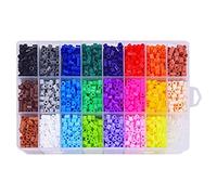 5mm Multi-Colored Hama Perler Fuse Beads Set for Kids DIY Handmaking Toys 24 Colors 4300 Pieces