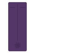 5mm Natural Rubber PU Pilates Mat With Shoulder Straps, Anti Slip And Sweat Absorbing Professional Exercise Fitness Yoga Mat(I)
