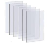 5mm Polycarbonate Sheet - Clear Plastic Sheet for Greenhouse, Shed Windows, Outdoor Canopies, Art & Decoration - UV Protected, Impact Resistant Glass Replacement - Clear, 297 x 210mm (A4)