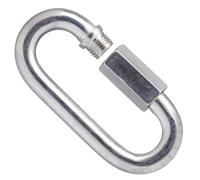 5mm Quick Link for Connecting Galvanised Steel Chain Heavy Duty 125kg Working Load (Pack of 4) J05B