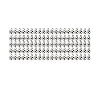 5mm Round Stainless Steel Beads with Split Ring, Scattered Beads for DIY Jewelry Making, Vacuum Plated Anti - Fade Craft Beads for Necklaces Bracelets Earrings
