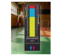 5mm Thick Rubber Non Slip Measuring Pad,Standing Long Jump Mat with Printed Scale,Multi-Purpose Workout Mat for Jump Rope Yoga(300 x 50cm)