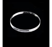 5mm Thick Stamp Blocks Acrylic Clear Stamping Blocks Tools with Grid Lines for Scrapbooking Crafts Making (Round 10cm-A)