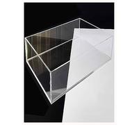 5mm Thickness Creative Photography Shooting Tray Cosmetic Advertising Shooting Props Acrylic Transparent Shallow Water Tank(20x20x20cm/8x8x8in)