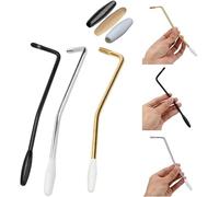 5mm Tremolo Arm Whammy Bar Vibrato Arm for Strat Style Electric Guitar 3 Pcs Thread Tremolo Arm Tremolo Bar with Tip for Stratocaster Electric Guitar, 3 Colors add 3 caps