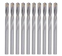 5mm Tungsten Steel Twist Drill Bits, 10Pcs Straight Shank Milling Cutters for PCB CNC Engraving - High Wear Resistance, Precision Cutting, Versatile Use