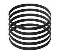 5mm Wide Replacement Belt Set Turntable Belts Rubber for CDROM Drives and Portable Players Replacement Flat for Cassette Recorder Rubber for Player