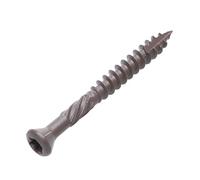 5mm Wood Screws Self-Tapping Torx Brown with High Anti Corrosion Protection C4 Multi Purpose Use the Pozi Flat Head (Box of 200pcs) Size: 5mm x 60mm