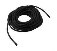 5mm x 10m Black Split Cable Sleeve Wire Harness Protector for for Automotive High Temperature Applications PET Material