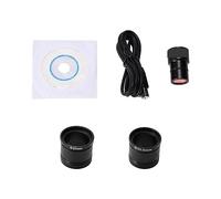 5MP 2K FHD Digital Eyepiece USB Electronic Ocular Microscope CMOS Type-C Microscope Camera for Microscopio Stereo and Biological Clear and Smooth(Eyepiece Full Kit)