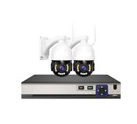 5MP 30X Zoom POE PTZ Camera With 4K 8CH NVR System Color Night Vision Auto Traking CCTV Security Surveillance(None,8ch nvr 2 cam)