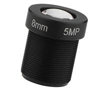 5MP F2.0 FPV CCTV Camera Lens, 1/2.5'' Mount 8mm CCTV Lens High Definition 5MP Megapixel IP Camera Lens for Security Camera