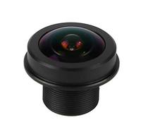 5MP HD Fisheye Board Lens 180° Wide Angle Universal Fixed Focus Lens for CCTV Surveillance Camera with ABS Material, M12 Mount for Baby Pet Monitoring