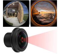 5MP HD Fisheye Board Lens with 180 Wide Angle for CCTV Surveillance Camera Universal Fixed Focus M12 Thread Easy Installation Superior ABS Material