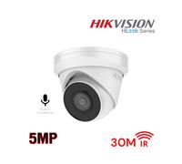 5MP HIKVISION HILOOK DOME IP POE OUTDOOR CCTV CAMERA WHITE 2.8MM