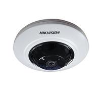 5MP IP Camera White Hikvision DS-2CD2955FWD-IS Network Fisheye Camera, 1.05mm lens, Internal, DC12V & PoE, WDR, 8M IR, Audio Line In, 1 Alarm in/out, Built-in Micro SD