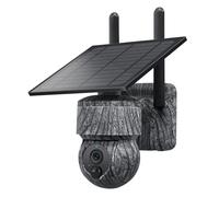 5MP Solar Hunting Camera 4G SIM Wireless PTZ Camera With Solar Panel Two Way Audio Outdoor Waterproof Wildlife Trail Camera(Only 5MP 4G Camera)