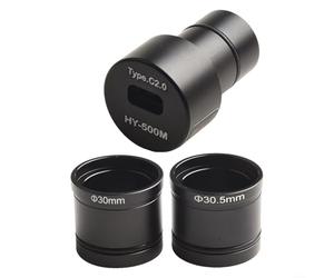 5MP USB Microscope Camera, Digital Electronic Eyepiece with C-Mount Adapter for 23.2mm 30mm 30.5mm, High Resolution Industrial Camera for Machine Vision and Pattern Recognition